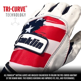 Foto 4 | Guantes De Bateo Franklin Sports Classic Xt Para Adultos, Medianos - Venta Internacional.