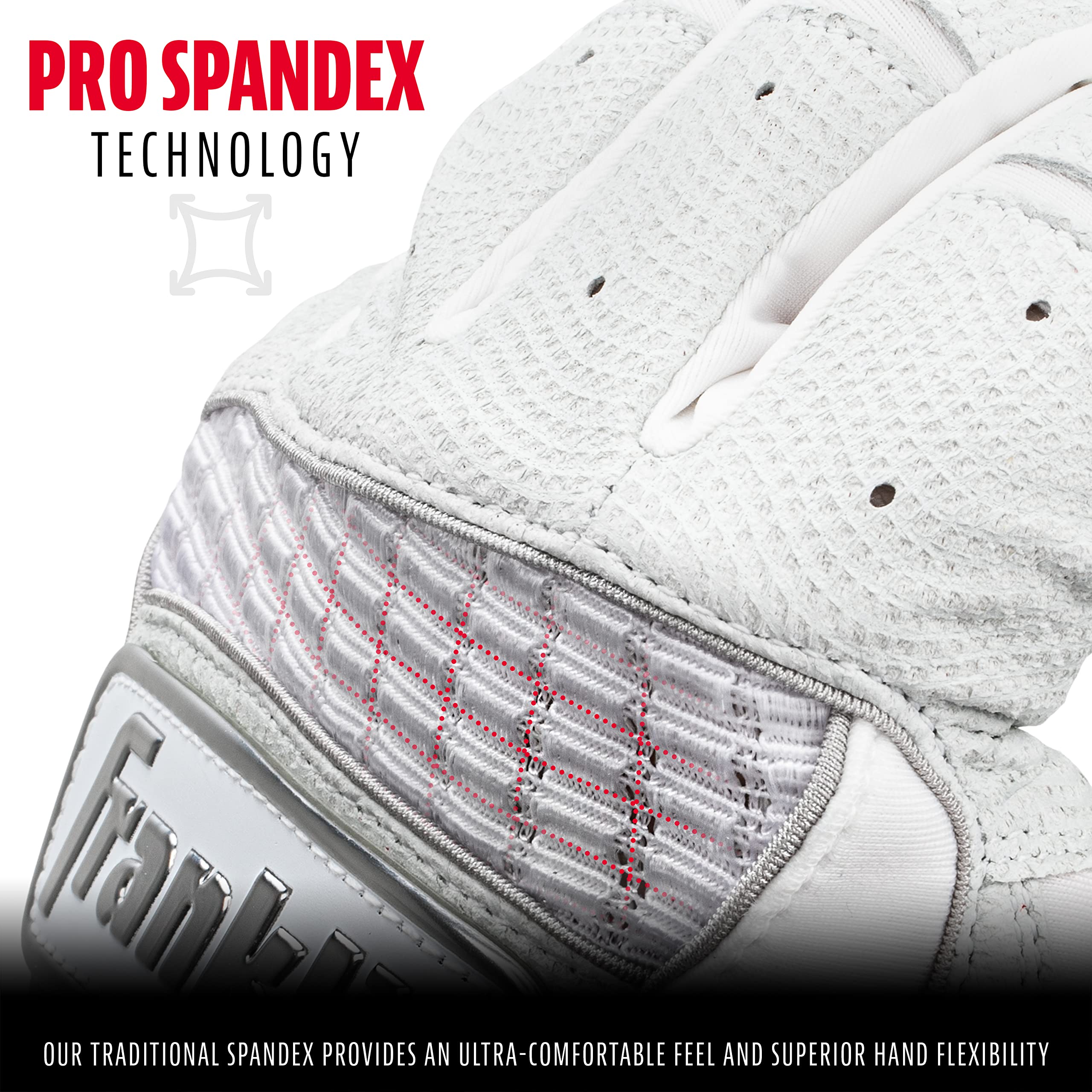 Foto 3 | Guantes De Bateo Franklin Sports Mlb Neo Classic Ii White Xl - Venta Internacional.