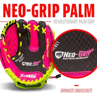 Foto 7 | Guante De Teeball Franklin Sports Neo-grip De Piel Sintética, 9 Cm - Venta Internacional.