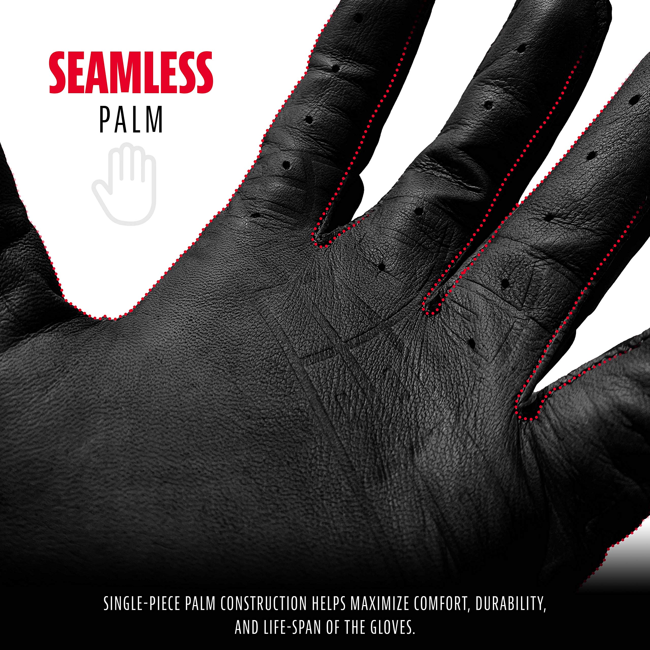 Foto 4 pulgar | Guantes De Bateo Franklin Sports Powerstrap Chrome Black - Venta Internacional.