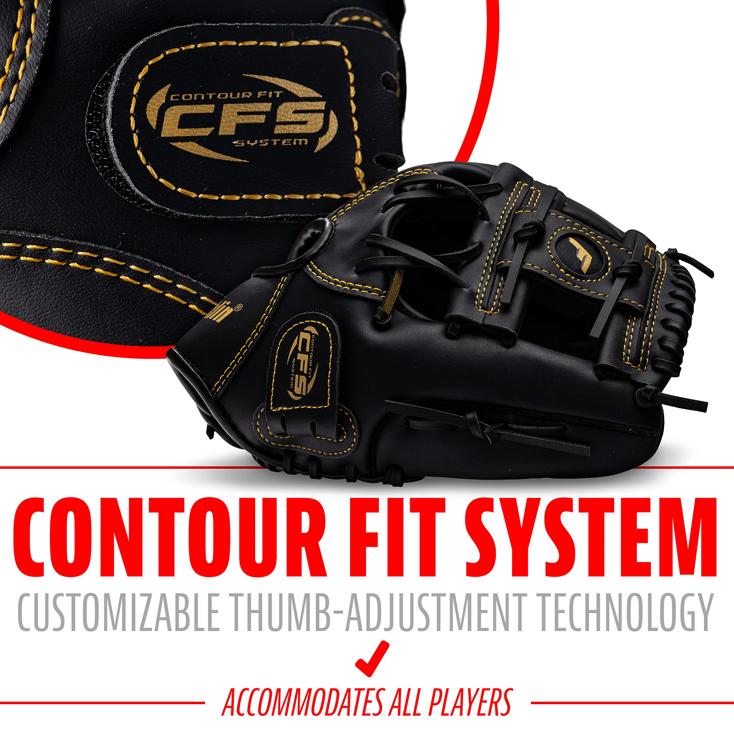 Foto 7 pulgar | Guante De Béisbol Y Sóftbol Franklin Sports Field Master - Venta Internacional.