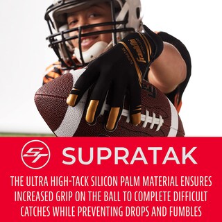 Foto 3 | Guantes Para Receptor De Fútbol Franklin Sports Supratak Adult S - Venta Internacional.