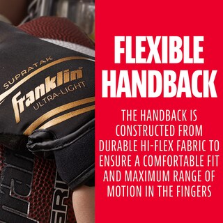 Foto 4 | Guantes Para Receptor De Fútbol Franklin Sports Supratak Adult S - Venta Internacional.