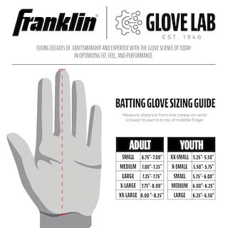 Foto 5 | Guantes De Bateo Franklin Sports Mlb Cfx Pro Youth Medium - Venta Internacional.