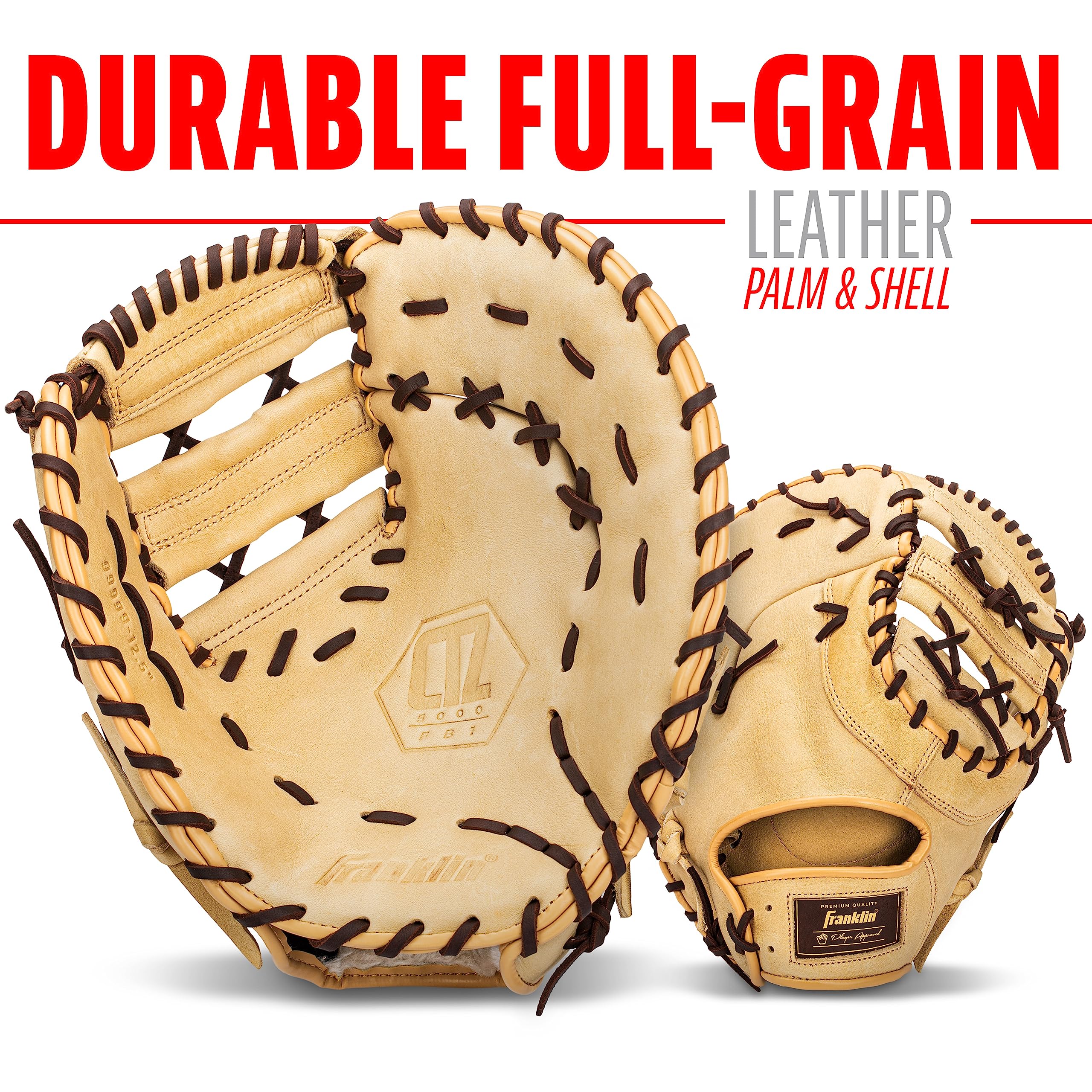 Foto 4 | Guante De Béisbol Franklin Sports Ctz5000 De Piel De Vacuno Para Adultos Y Jóvenes - Venta Internacional.