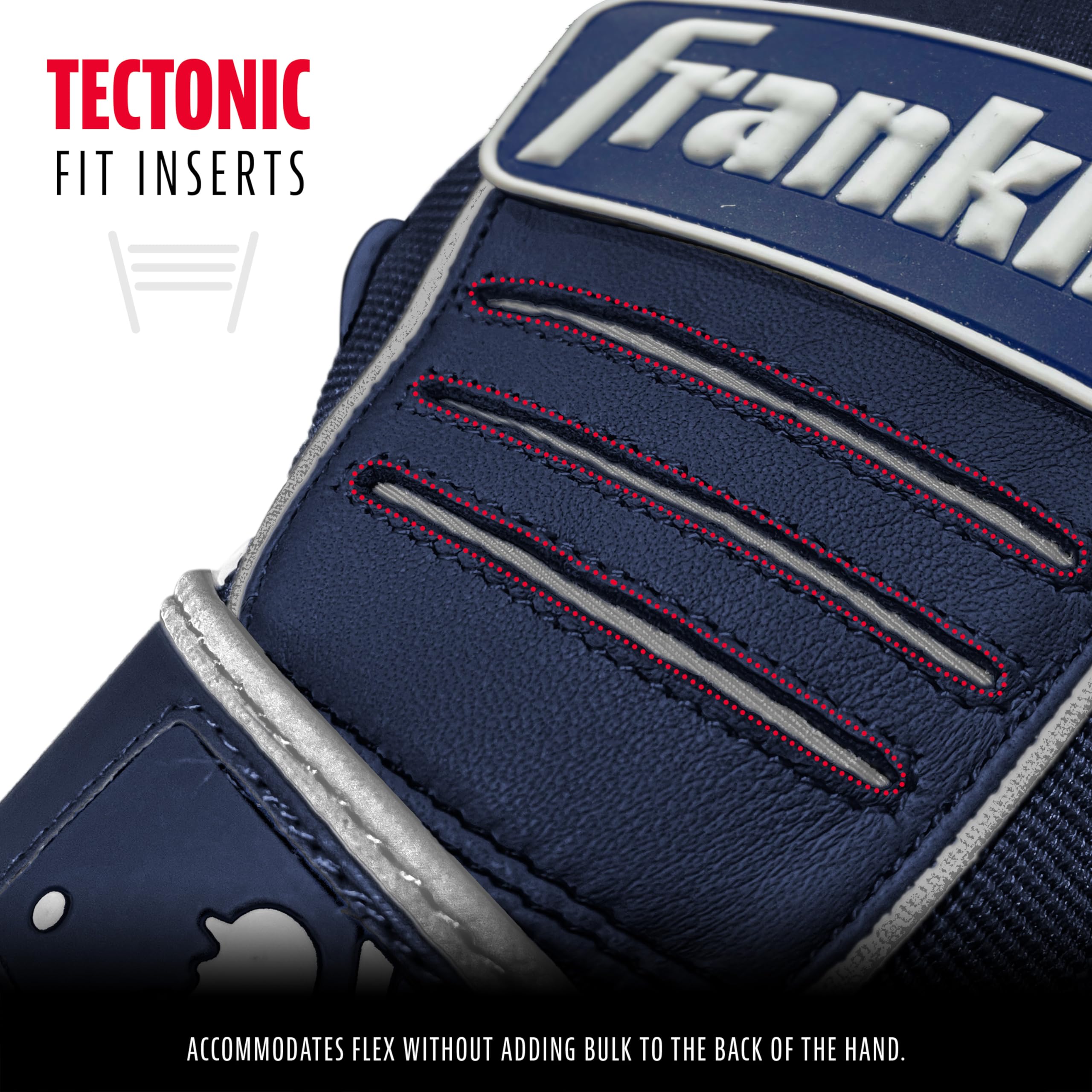 Foto 4 pulgar | Guantes De Bateo Franklin Sports Mlb Cfx Pro Youth Small - Venta Internacional.
