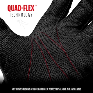 Foto 4 | Guantes De Bateo Franklin Sports Neo Classic Ii Negro Plateado - Venta Internacional.