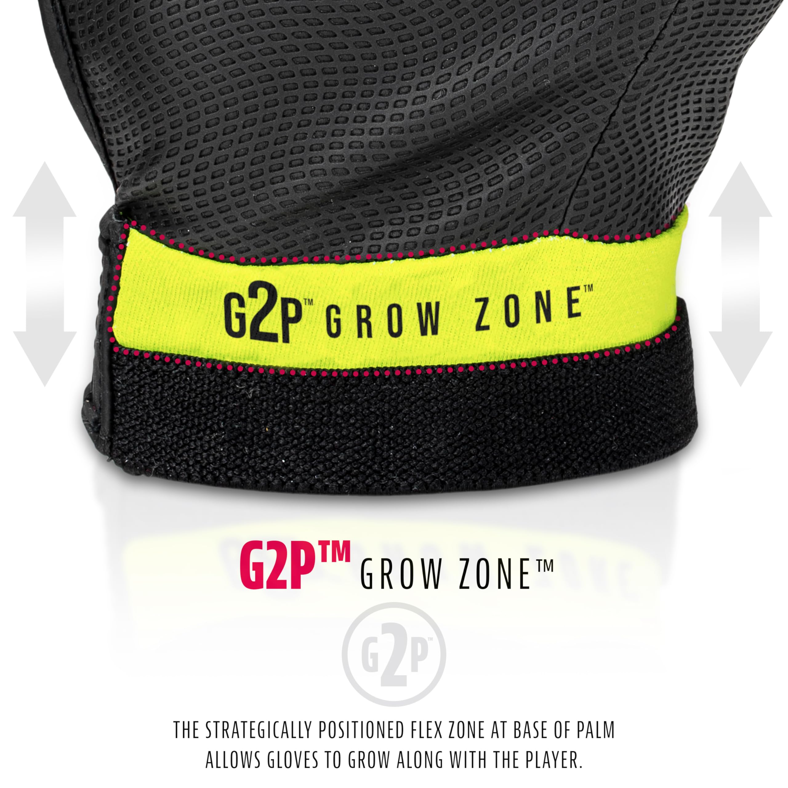 Foto 4 pulgar | Guantes De Bateo Franklin Sports Grow To Pro Youth, Color Blanco Y Negro - Venta Internacional.