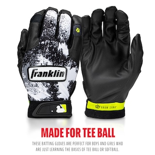 Foto 5 | Guantes De Bateo Franklin Sports Grow To Pro Youth, Color Blanco Y Negro - Venta Internacional.