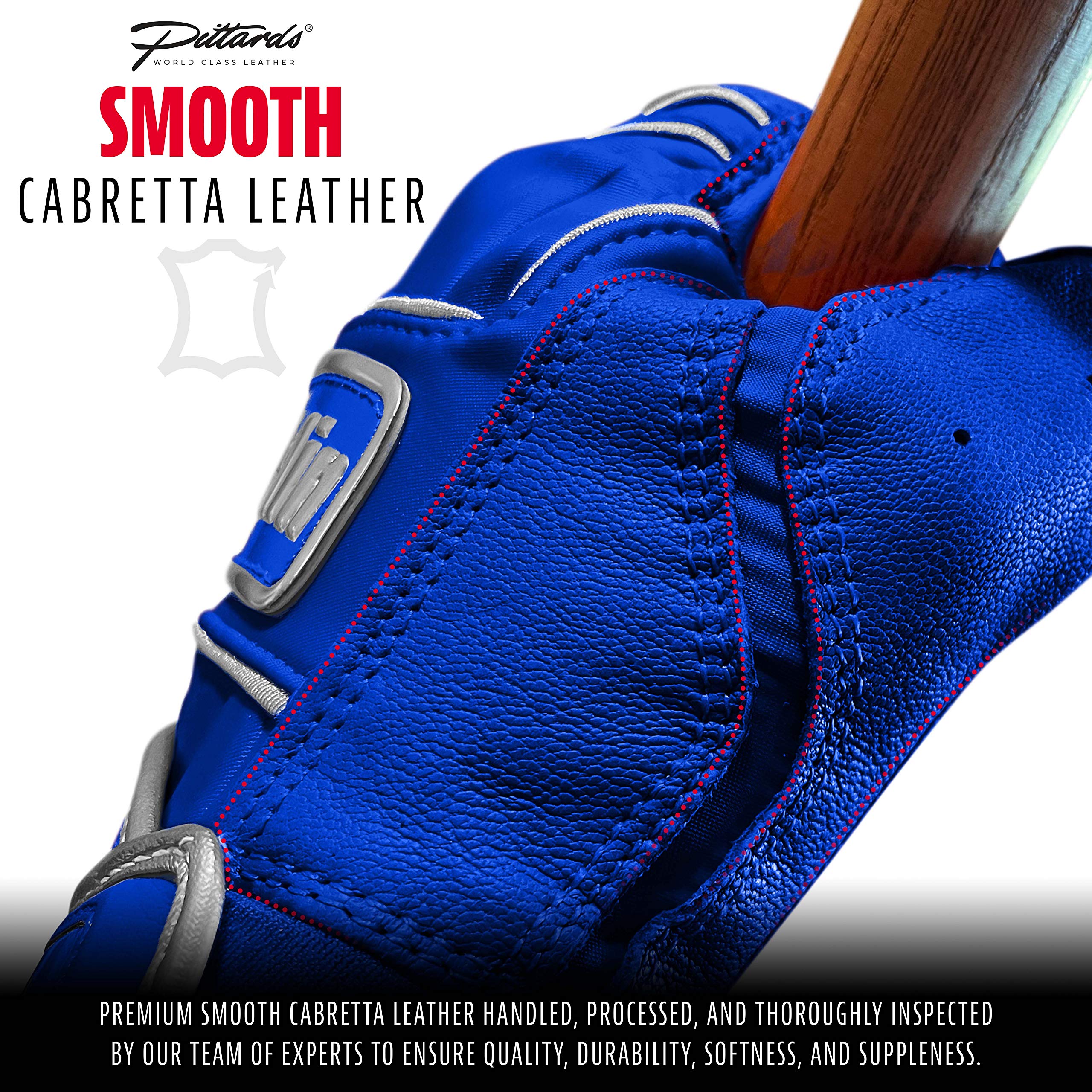 Foto 2 | Guantes De Bateo Franklin Sports Powerstrap Chrome Blue - Venta Internacional.