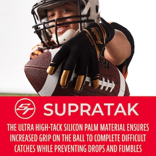 Foto 3 | Guantes De Receptor De Fútbol Franklin Sports Supratak Youth - Venta Internacional.