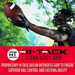 Foto 3 | Guantes Para Receptor De Fútbol Franklin Sports Hi-tack Black Xl - Venta Internacional.