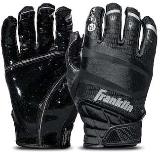 Foto 1 | Guantes De Fútbol Franklin Sports Hi-tack Negros Para Adultos, Talla Pequeña - Venta Internacional.