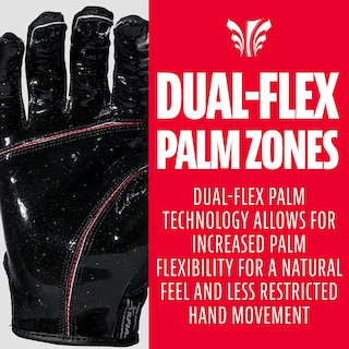 Foto 5 | Guantes De Fútbol Franklin Sports Hi-tack Negros Para Adultos, Talla Pequeña - Venta Internacional.