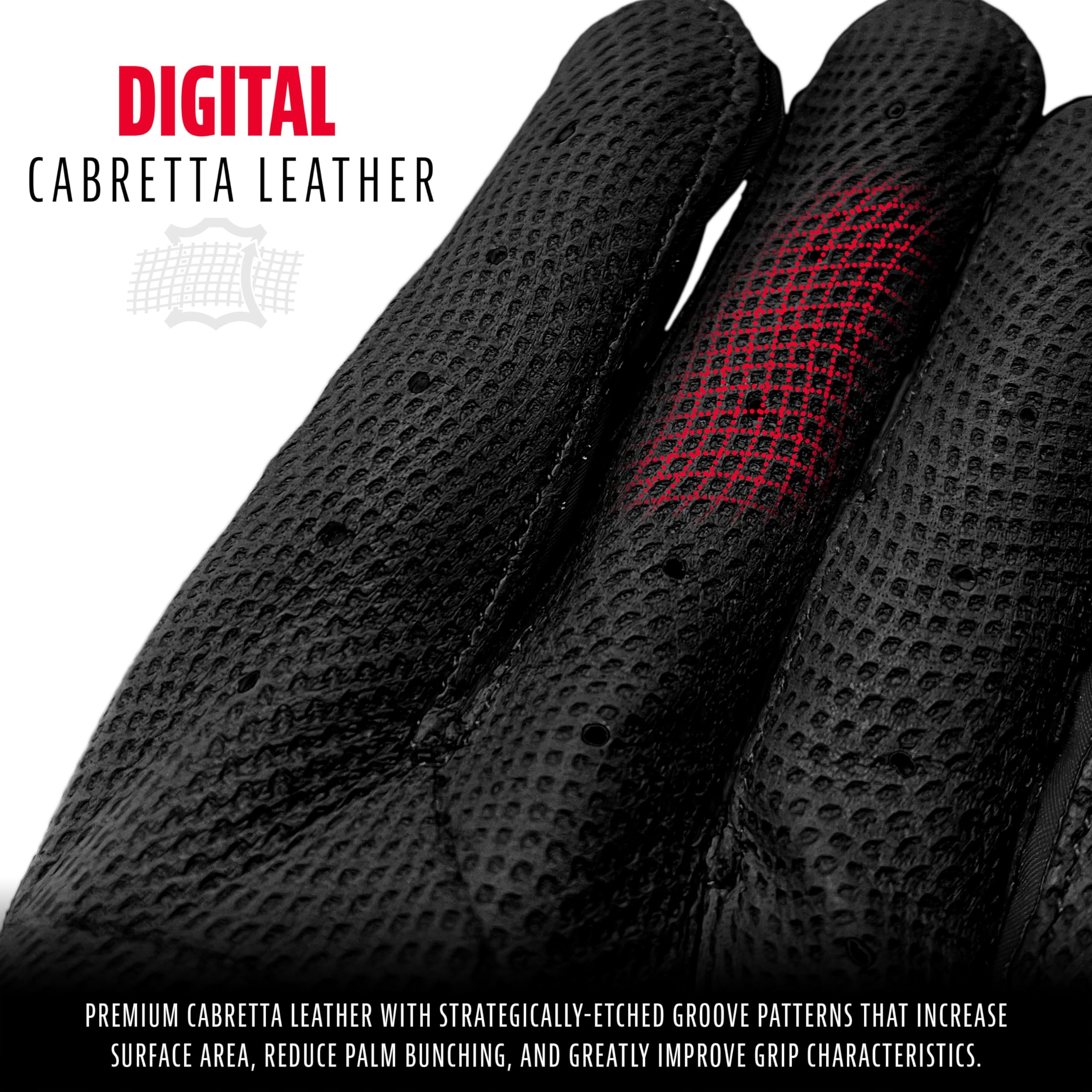 Foto 3 pulgar | Guantes De Bateo De Béisbol Franklin Sports Mlb Cfx Pro Black - Venta Internacional.