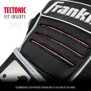 Foto 3 | Guantes De Bateo De Béisbol Franklin Sports Mlb Cfx Pro Black - Venta Internacional.