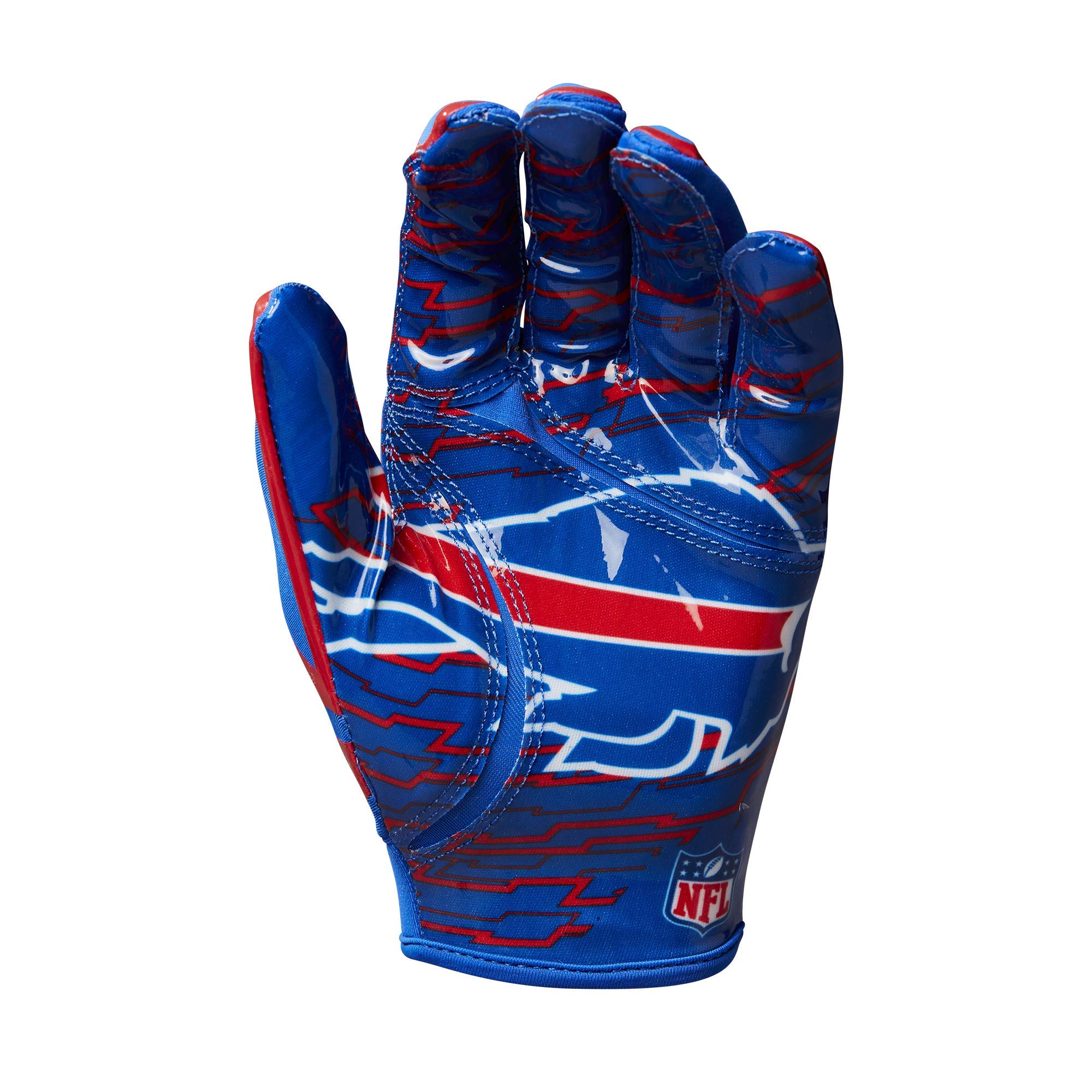 Foto 3 | Guantes De Fútbol Wilson Nfl Stretch Fit Para Adultos Buffalo Bills - Venta Internacional.