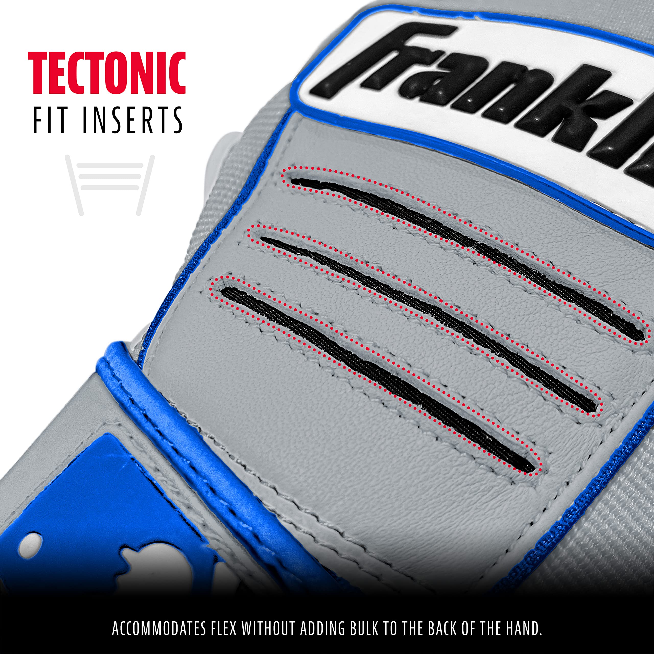 Foto 4 pulgar | Guantes De Bateo De Béisbol Franklin Sports Cfx Pro Adult Xxl - Venta Internacional.