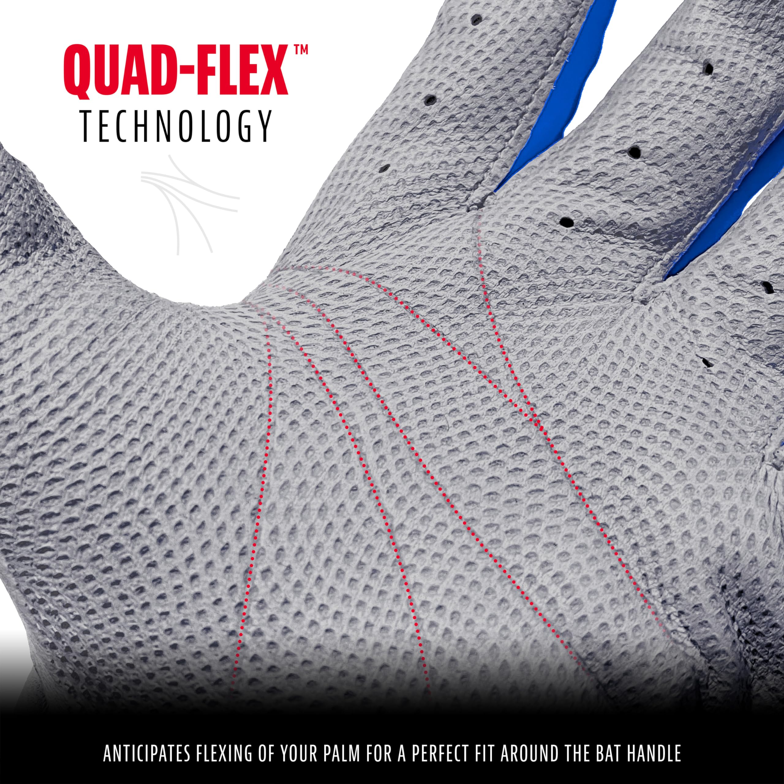 Foto 5 pulgar | Guantes De Bateo De Béisbol Franklin Sports Cfx Pro Adult Xxl - Venta Internacional.