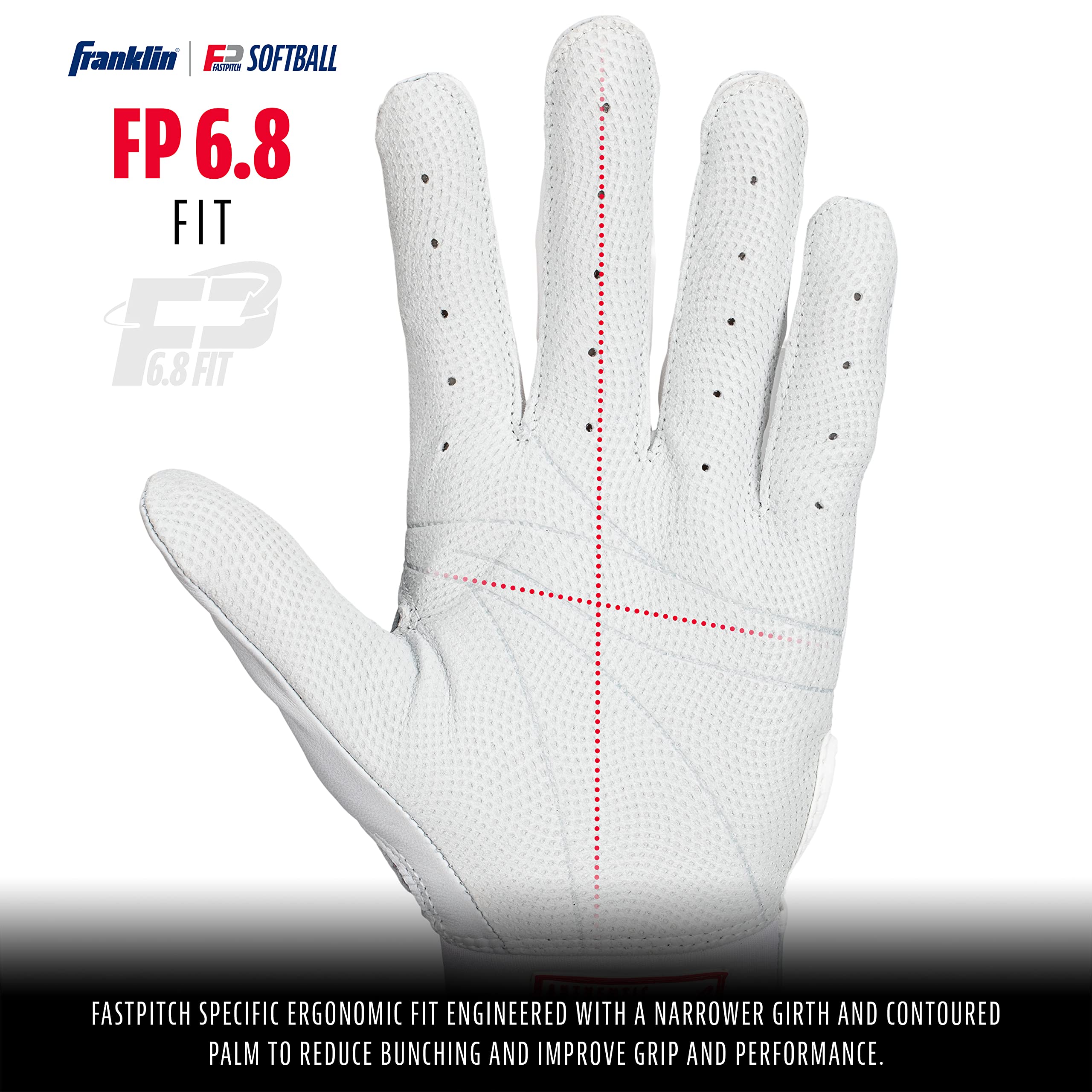 Foto 5 pulgar | Guantes De Bateo Franklin Sports Aura Cfx Pro Fp Para Mujer - Venta Internacional.