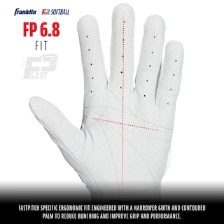 Foto 4 | Guantes De Bateo Franklin Sports Aura Cfx Pro Fp Para Mujer - Venta Internacional.