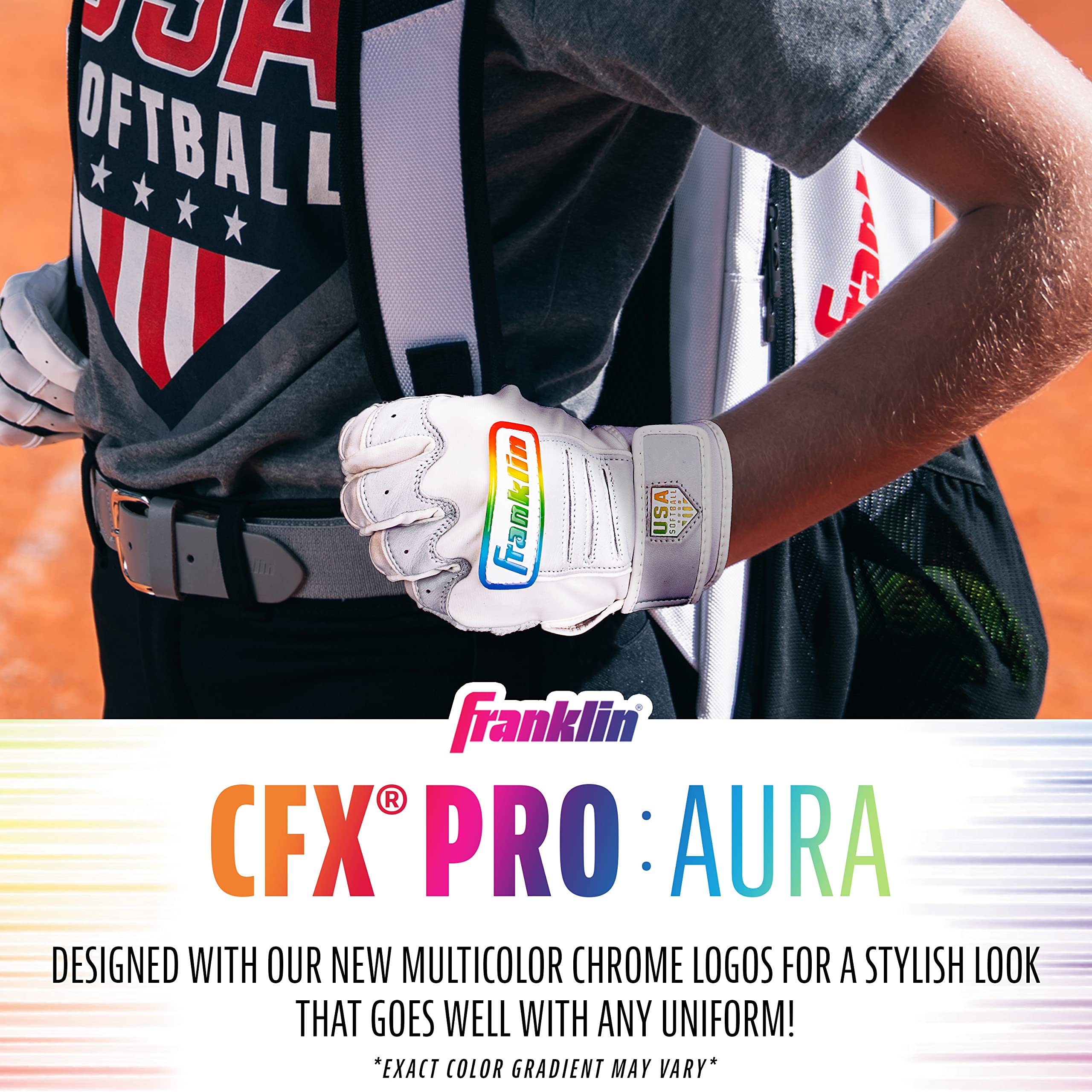 Foto 7 pulgar | Guantes De Bateo Franklin Sports Aura Cfx Pro Fp Para Mujer - Venta Internacional.