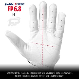 Foto 2 | Guantes De Bateo De Sóftbol Franklin Sports Cfx Fp Para Mujer L - Venta Internacional.