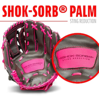 Foto 4 | Guante De Béisbol Franklin Sports Shok Sorb Kids 10.5 - Rosa - Venta Internacional.