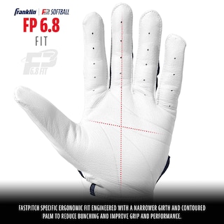 Foto 2 | Guantes De Bateo De Sóftbol Franklin Sports Cfx Fp Para Mujer Xl - Venta Internacional.