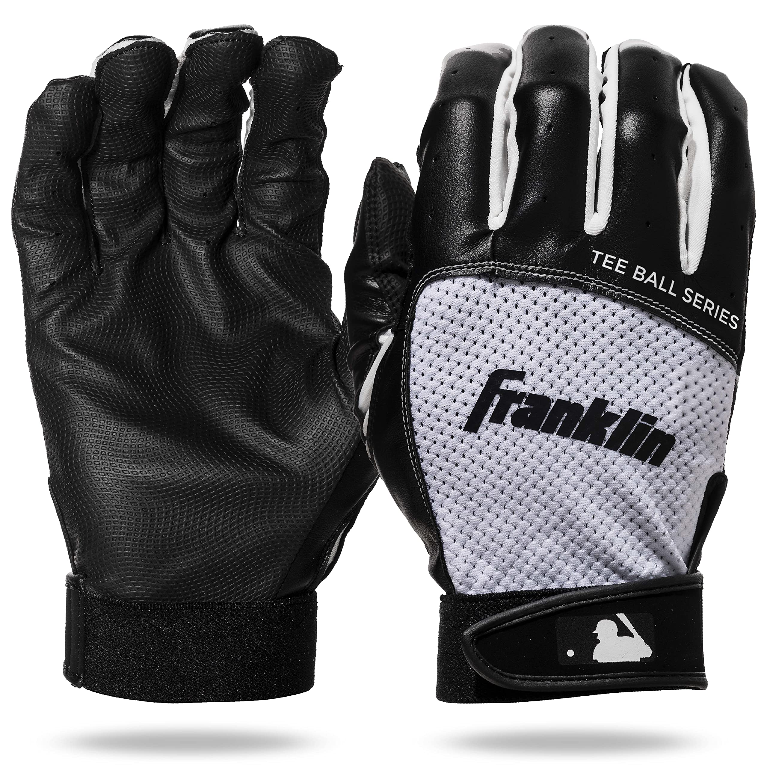 Foto 1 | Guantes De Bateo Franklin Sports Youth Flex Teeball, Negro/blanco - Venta Internacional.