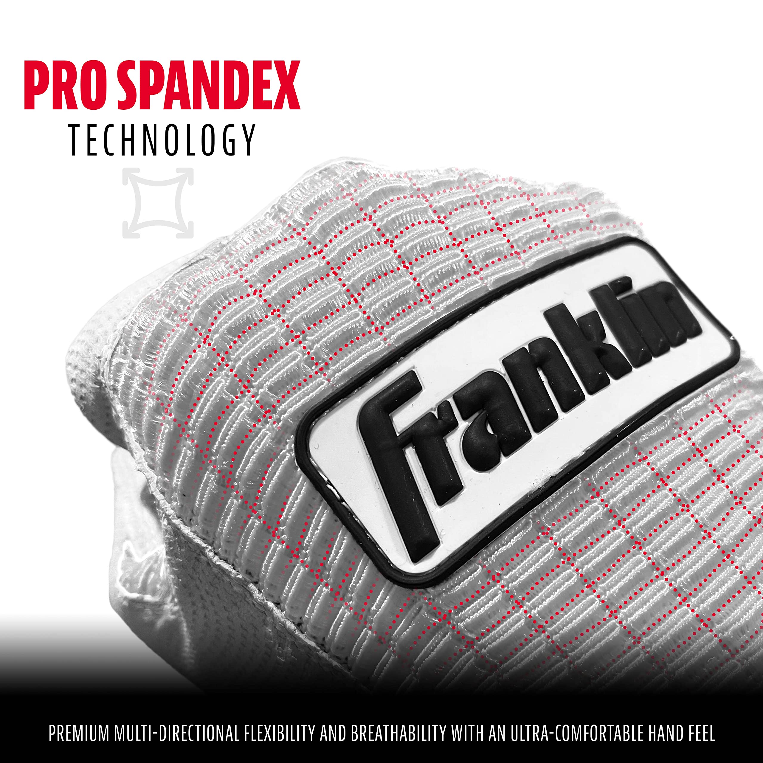 Foto 5 pulgar | Guantes De Bateo De Béisbol Franklin Sports Pro Classic Xxl - Venta Internacional.