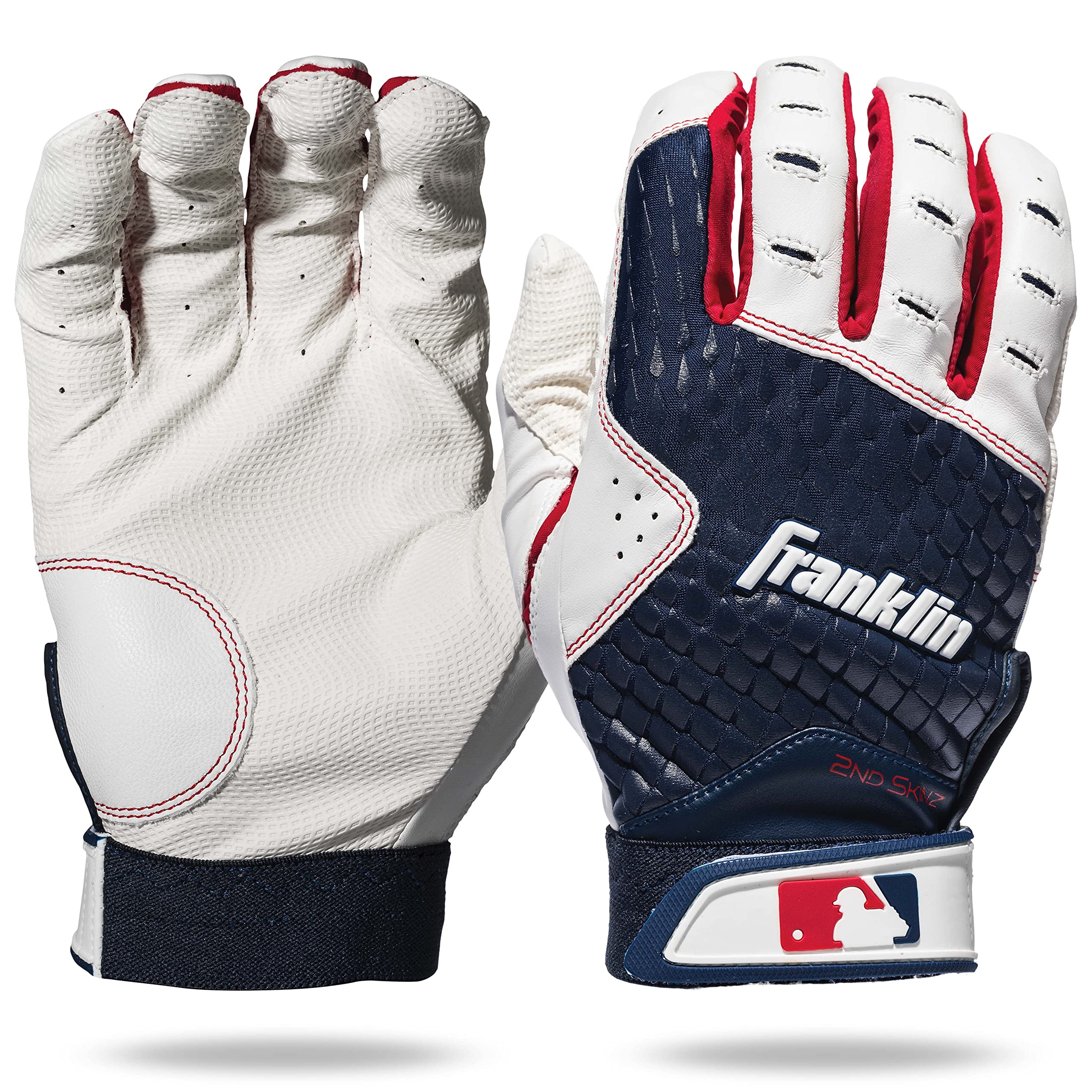 Foto 2 pulgar | Guantes De Bateo Franklin Sports 2nd Skinz Adult Xl Navy - Venta Internacional.