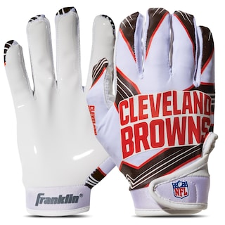 Foto 1 | Guantes De Receptor De Fútbol Franklin Sports Cleveland Browns - Venta Internacional.