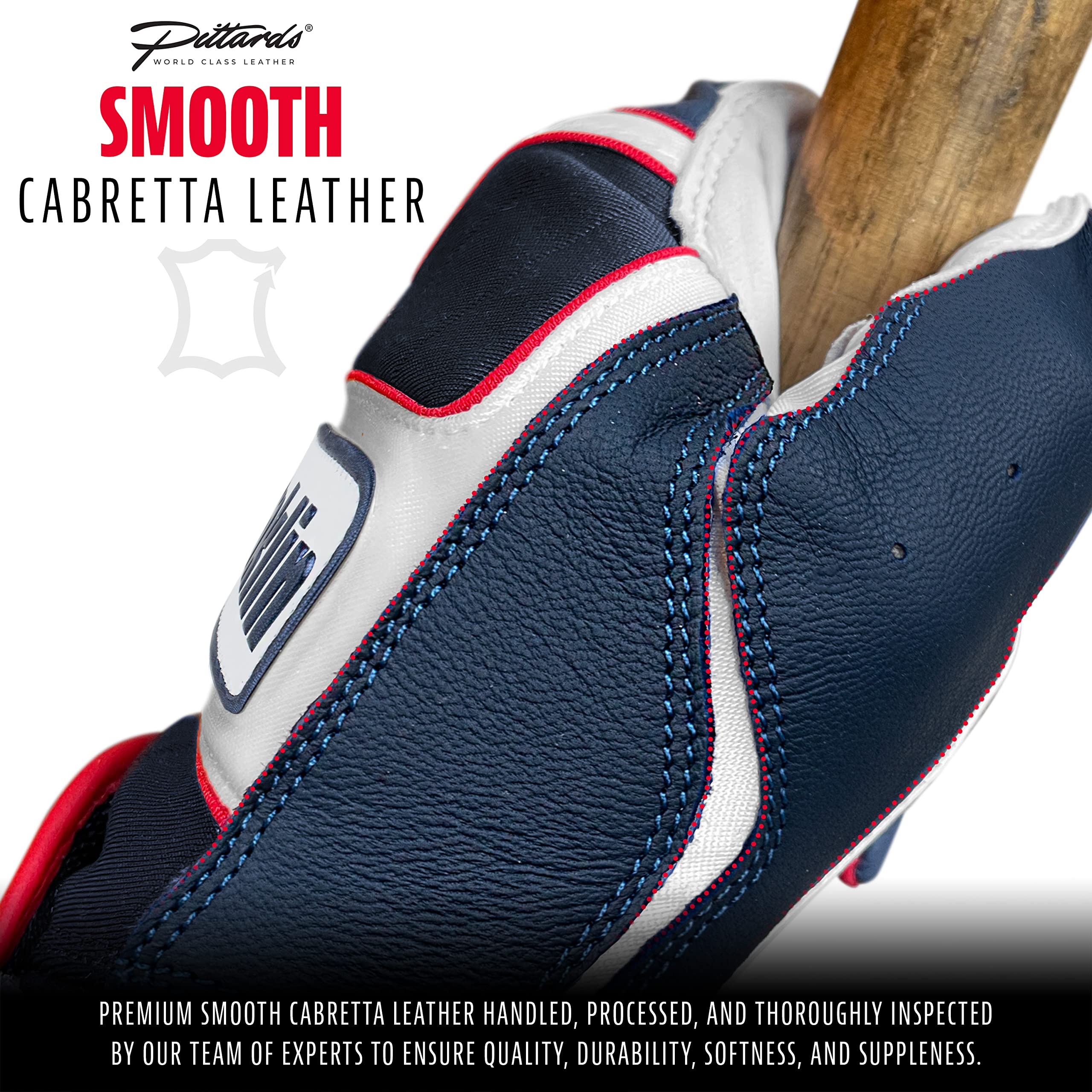 Foto 3 pulgar | Guantes De Bateo Franklin Sports Powerstrap Hi-lite Mlb - Venta Internacional.