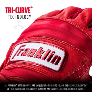 Foto 3 | Guantes De Bateo Franklin Sports Natural Ii, Rojos, Para Adultos, Grandes - Venta Internacional.