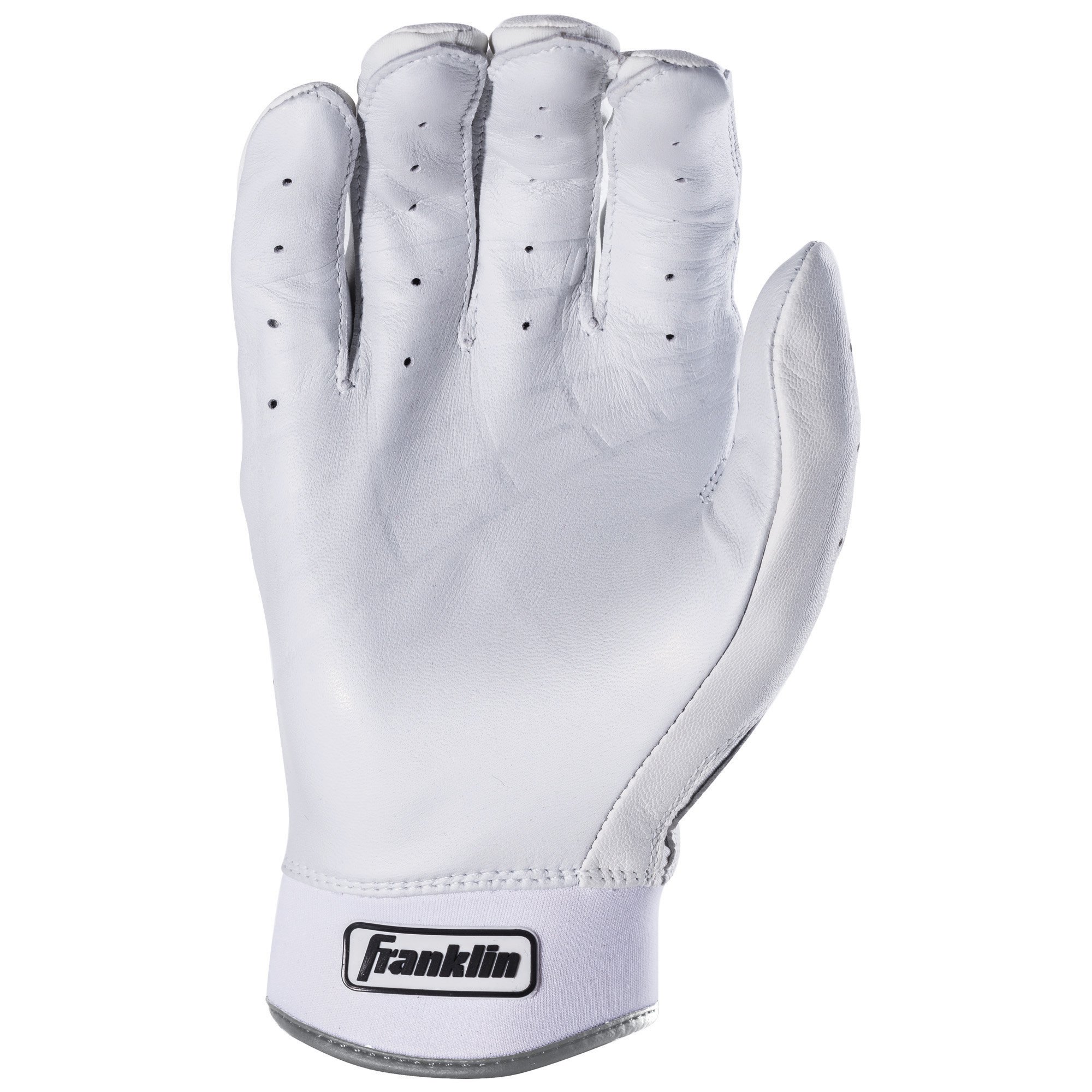Foto 7 | Guantes De Bateo Franklin Sports Powerstrap Chrome White Xxl - Venta Internacional.