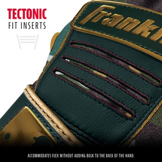 Foto 3 | Guantes De Bateo De Béisbol Franklin Sports Mlb Cfx Pro Camo Green - Venta Internacional.