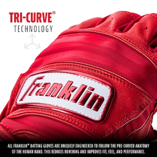 Foto 3 | Guantes De Bateo Franklin Sports Natural Ii Rojos Para Adultos Xl - Venta Internacional.