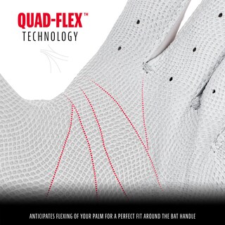 Foto 4 | Guantes De Bateo De Béisbol Franklin Sports Cfx Pro Chrome White - Venta Internacional.