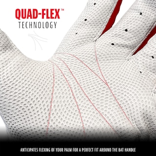 Foto 4 | Guantes De Bateo De Béisbol Franklin Sports Mlb Cfx Pro Red Adult - Venta Internacional.