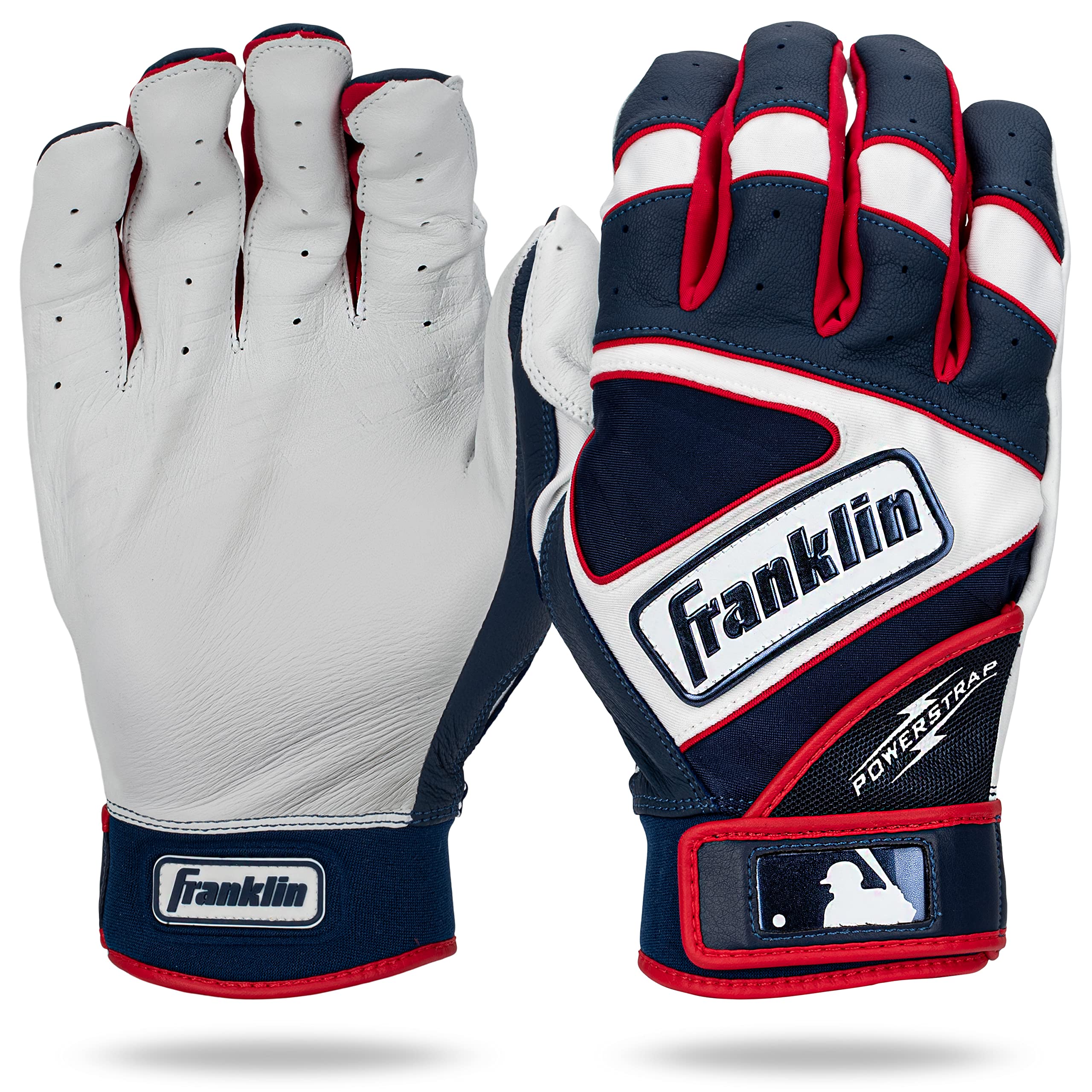 Foto 1 | Guantes De Bateo Franklin Sports Powerstrap Hi-lite Mlb - Venta Internacional.