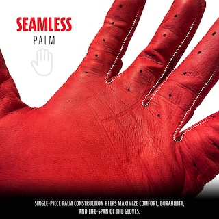 Foto 3 | Guantes De Bateo Franklin Sports Powerstrap, Cromados, Rojos, Para Adultos - Venta Internacional.
