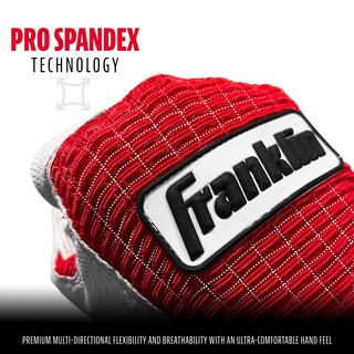 Foto 4 | Guantes De Bateo Franklin Sports Pro Classic Baseball Red - Venta Internacional.