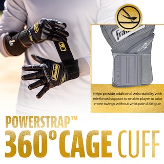 Foto 4 | Guantes De Bateo Franklin Sports Infinite Powerstrap Para Adultos - Venta Internacional.