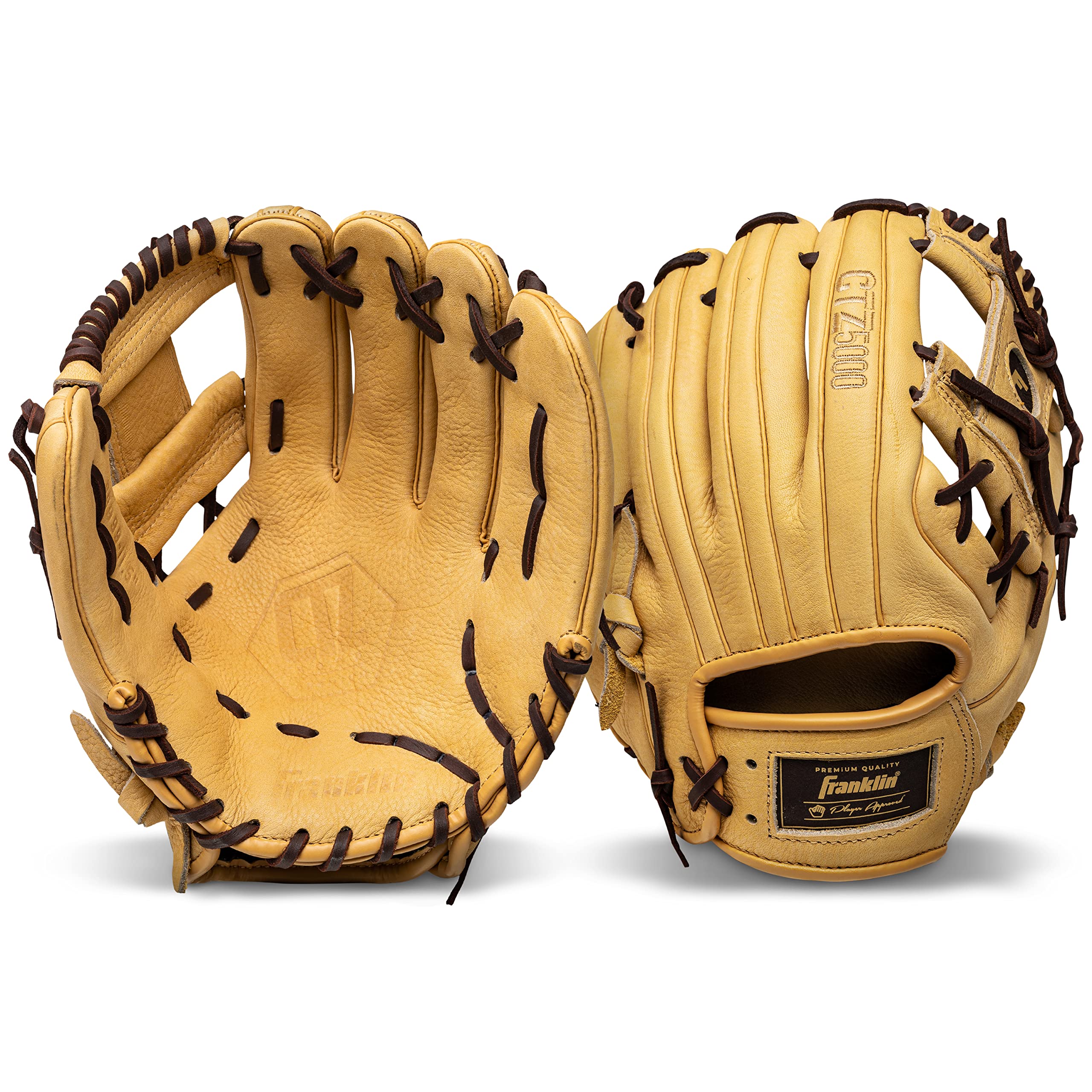 Foto 3 pulgar | Guante De Béisbol Franklin Sports Ctz5000 Camel Cowhide 11.5 - Venta Internacional.