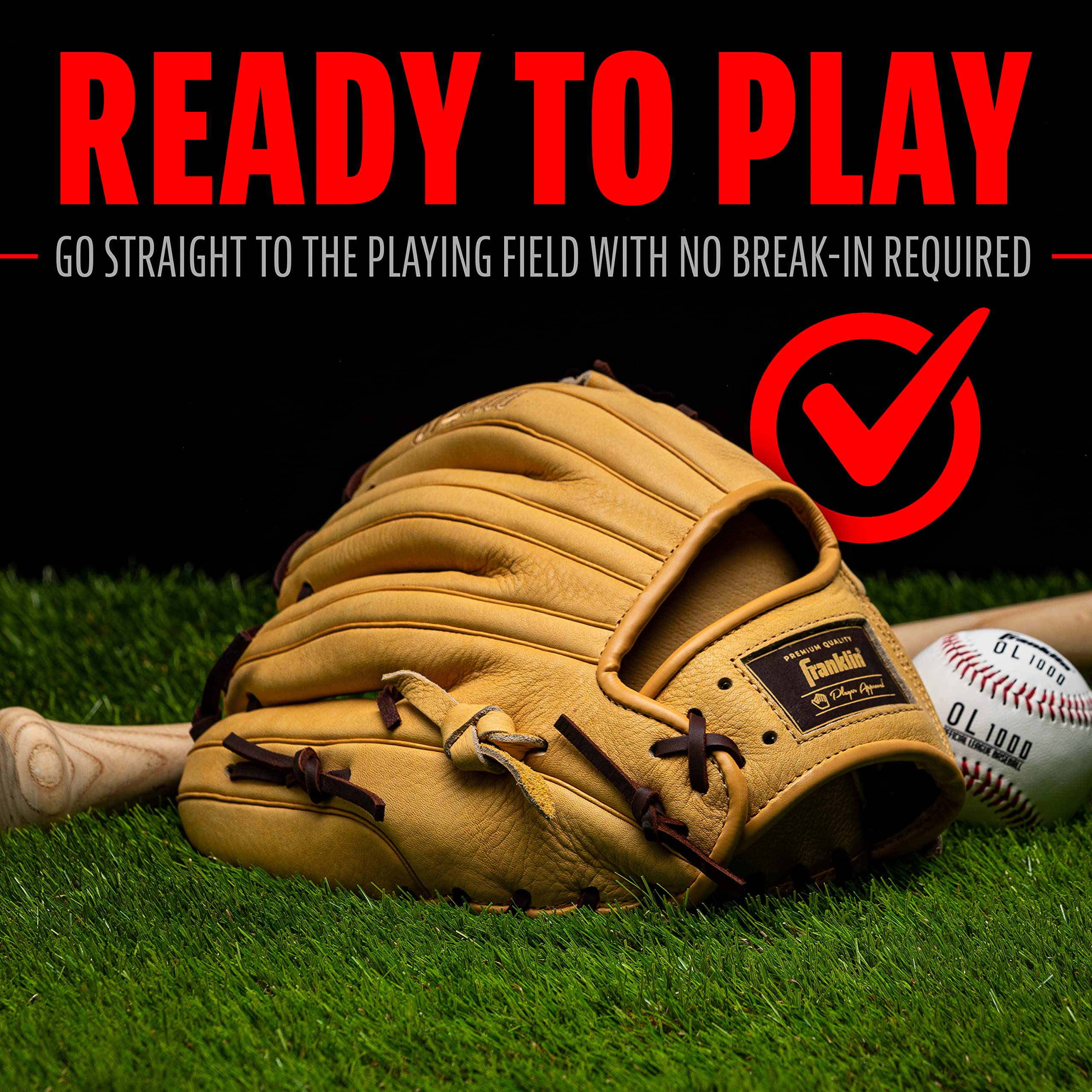 Foto 7 pulgar | Guante De Béisbol Franklin Sports Ctz5000 Camel Cowhide 11.5 - Venta Internacional.