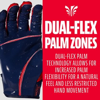 Foto 5 | Guantes De Receptor De Fútbol Franklin Sports Hi-tack Youth L - Venta Internacional.