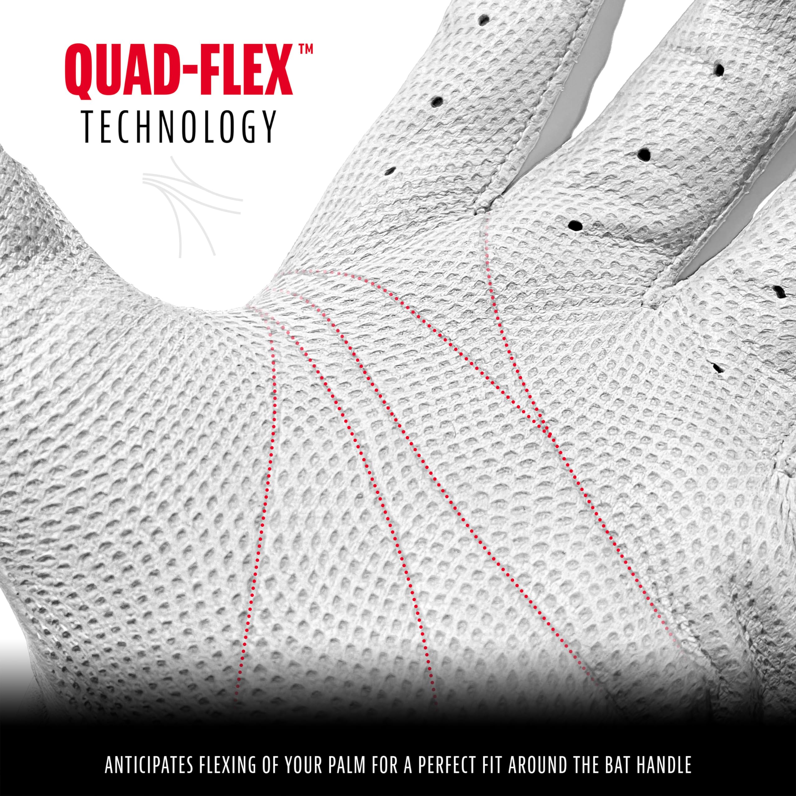 Foto 4 pulgar | Guantes De Bateo De Béisbol Franklin Sports Pro Classic Xxl - Venta Internacional.