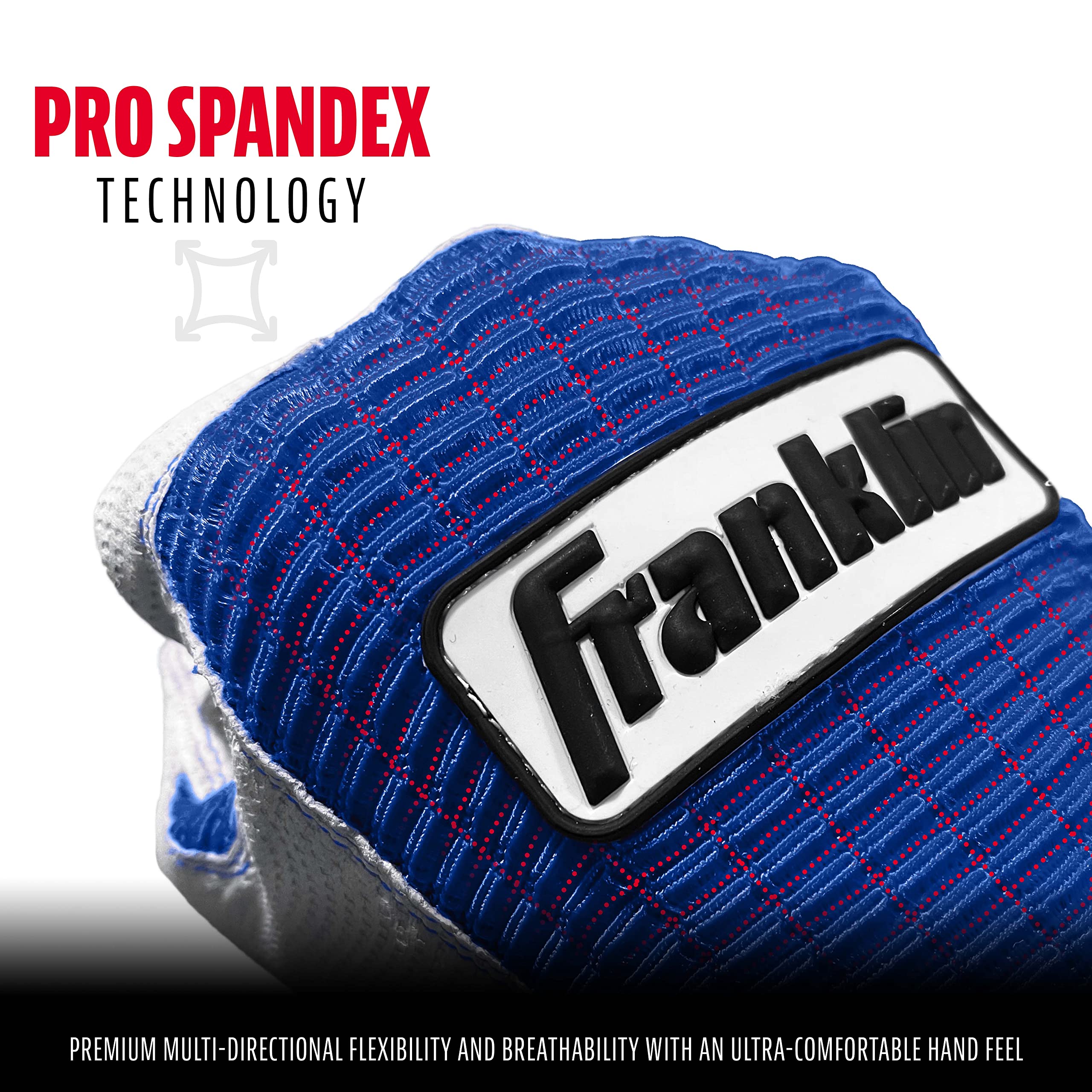 Foto 5 pulgar | Guantes De Bateo De Béisbol Franklin Sports Pro Classic Xxl - Venta Internacional.
