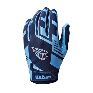 Foto 2 | Guantes De Fútbol Wilson Nfl Stretch Fit Youth Titans - Venta Internacional.